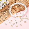 30Pcs 3 Styles Brass Cord End KK-CJ0004-40-6