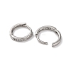 Ion Plating(IP) Brass Micro Pave Clear Cubic Zirconia Hoop Earrings for Women EJEW-U031-02P-2