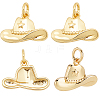 10Pcs Brass Pendants KK-BBC0023-79G-7
