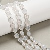 Natural White Agate Beads Strands G-B153-B02-1