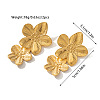 304 Stainless Steel Stud Dangle Earrings FS-WG1A0AA-04-1