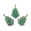 Natural Green Aventurine Pendants G-A203-01H-1