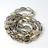 Electroplated Glass Beads EGLA-E006-13-2