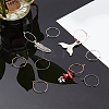 Brass Wine Glass Charm Rings KK-PH0035-83-5