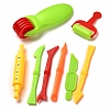 Mixed Plastic Plasticine Tools DIY-P024-A01-3