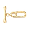 Brass Toggle Clasps KK-Q030-13G-1