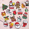 Christmas Theme Computerized Embroidery Cloth Self Adhesive Patches XMAS-PW0001-095T-1