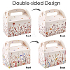 12Pcs 2 Styles Floral Printed Portable Paper Candy Gift Tote Boxes CON-CP0001-020-7