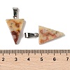 Natural Crazy Agate Pendants G-B127-04P-14-3