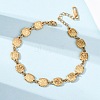 304 Stainless Steel Link Chain Bracelets for Women BJEW-K293-03G-2