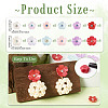 96Pcs 12 Styles Opaque Resin Pave Rhinestone Cabochons RESI-TA0002-33-4