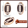 20Pcs Alloy Enamel Beads ENAM-SC0008-23-2