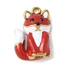 304 Stainless Steel Enamel Pendants STAS-K306-26G-01-1