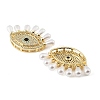 Brass Micro Pave Colorful Cubic Zirconia Beads CU-CBA9CBD-15G-2