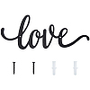 Iron Art Word Love Wall Ornaments HJEW-WH20004-18EB-1
