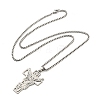 Non-Tarnish 201 Stainless Steel Pendant Necklaces for Man NJEW-Q336-03D-P-5