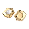 Natural Freshwater Shell Pendants STAS-G397-19G-01-2