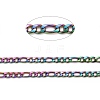 Ion Plating(IP) 304 Stainless Steel Figaro Chains CHS-H007-30MC-1