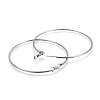 Tarnish Resistant 201 Stainless Steel Hoop Earrings EJEW-F188-24P-E-2