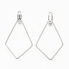 304 Stainless Steel Wire Pendants STAS-T051-002-3