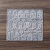 Cat Shape Theme DIY Pendant Silicone Molds X-DIY-F161-01C-4