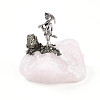 Natural Rose Quartz Cluster Base Sculpture G-N347-03D-3