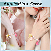 36Pcs 9 Colors Opaque Acrylic Beads MACR-SC0001-61-5