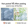 Waterproof PVC Colored Laser Stained Window Film Static Stickers DIY-WH0314-106-8