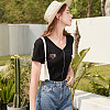 8Pcs 8 Style Nurse's Cap & Infusion Bottle & Caduceus Alloy Charms Safety Pin Brooch JEWB-FH0001-24-7