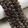 Natural Smoky Quartz Beads Strands G-B167-A09-12mm-1