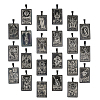 DICOSMETIC 1 Set 201 Stainless Steel Pendants STAS-DC0015-30-1