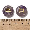 12 Constellation Natural Amethyst Cabochons Set G-Q190-03D-3