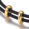 Adjustable 304 Stainless Steel Wire Rope Cord Bracelets Making AJEW-D047-01G-A-4