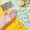 200Pcs 10 Colors Electroplate Transparent Glass Beads GLAA-GA0002-25-3