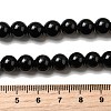 Natural Black Obsidian Beads Strands LS-G-L632-A01-8mm-5