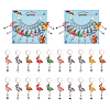 Alloy Enamel Pendant Locking Stitch Markers HJEW-AB00142-1