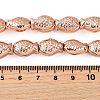 Electroplate Glass Beads Strands EGLA-V001-01C-4