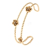304 Stainless Steel Cuff Bangles for Women BJEW-P377-03G-4