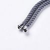 Nylon Twisted Cord Bracelet Making MAK-F018-07P-RS-4