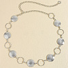 Zinc Alloy with Iron Coin Link Waist Belly Chains for Women FS-WG1FB88-02-1