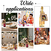 80Pcs Square Paper Wine Bottle Hanging Boxes CON-GO0001-18-5