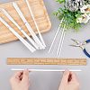 Olycraft 8 Sets 4 Styles ABS Plastic Square Bar Rods DIY-OC0008-29-3