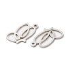 201 Stainless Steel Pendants STAS-A084-12P-2