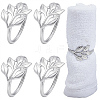 16Pcs Christmas Theme Alloy Napkin Rings AJEW-GF0013-16P-7