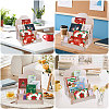 4-Tier Wood Display Riser Stands for Greeting Cards ODIS-GL0001-10-8