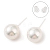 Hypoallergenic Bioceramics Zirconia Ceramic Stud Earrings EJEW-C111-13A-1