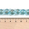Gold Sand Lampwork Beads Strands LAMP-P069-02A-10-3