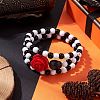 Round Acrylic Beaded Wrap Bracelets BJEW-JB10835-2