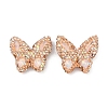 Handmade Polymer Clay Rhinestone Beads CLAY-NH0001-11B-1
