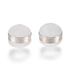 Brass Rings Silicone Ear Nuts SIL-N003-04S-1